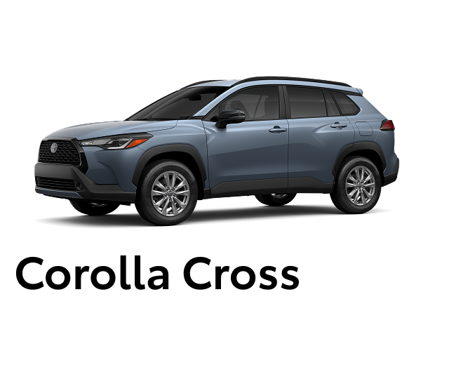 Blue Toyota Corolla Cross